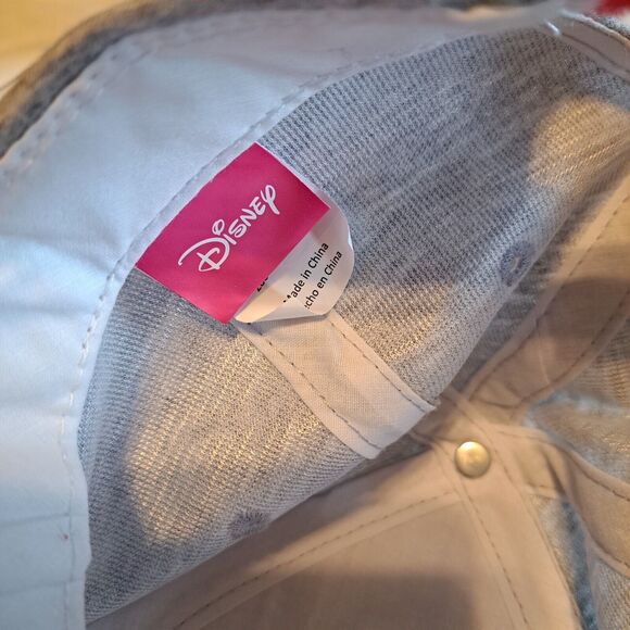 Disney Minnie Mouse Hat Cap Toddler Youth Red and Gray Adjustable One Size - Picture 7 of 11